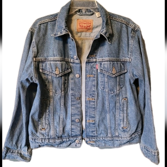 Levi's Jackets & Blazers - Levi's Women's Trucker Jean Jacket Size Large Grunge Revival